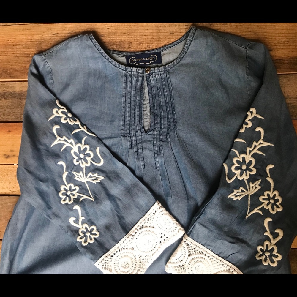 Denim Top - Picture 3 of 3